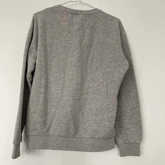 Zara Crewneck Sweater with Polkadot Pocket - Picture 2 of 6